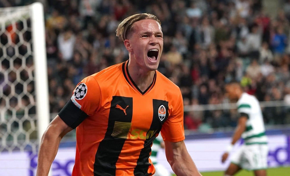 Shakhtar Donetsk បដិសេដសំណើរនាំយក Mykhailo Mudryk ក្នុងតម្លៃ ៥៥លានផោនពី Arsenal​